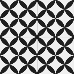 Керамогранит Prissmacer Circle Black Pre-Cut 45x45