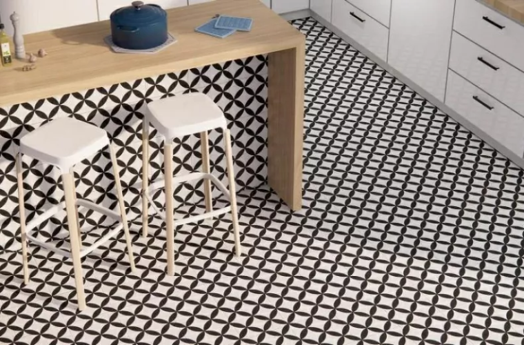 Керамогранит Prissmacer Circle Black Pre-Cut 45x45