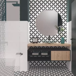 Керамогранит Prissmacer Circle Black Pre-Cut 45x45
