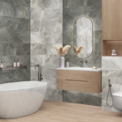 Керамогранит Delacora D60224M Stoncrete Vintage матовый карвинг 60x60