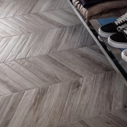 Керамогранит Rondine J86583 Vintage Cendre Chevron 7.5x40.7