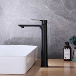 Смеситель ABBER Weiss Insel AF8011B для раковины, черный матовый