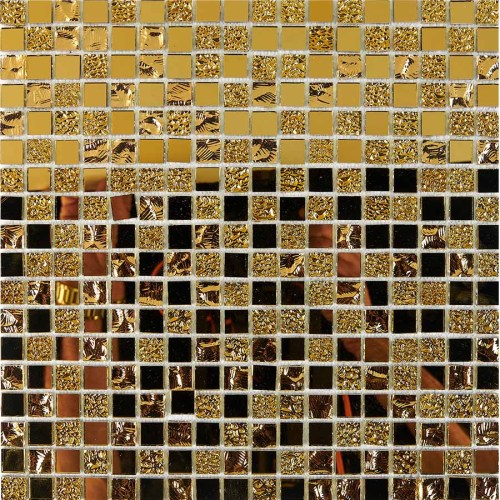 Мозаика Pixel Mosaic PIX710 из зеркала, чип 15x15 мм, сетка 300х300x4 мм