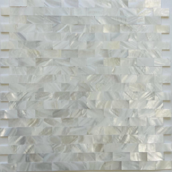 Мозаика Pixel Mosaic PIX753 из натурального перламутра, чип 15*30 мм, сетка 285х300х2 мм