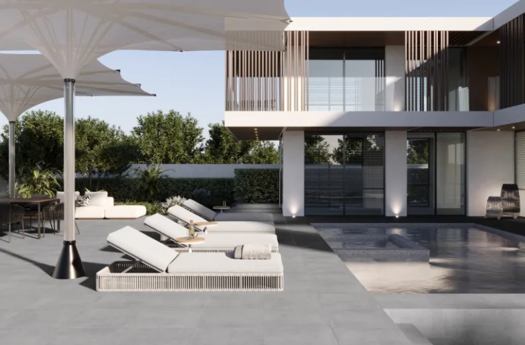 Керамогранит Laparet х9999309494 Betonica Grey PRO тёмно-серый матовый R12Soft 60х60