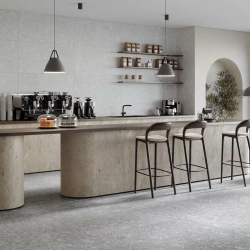 Керамогранит Kerranova K-2110/MR Molekula Белый 600x600x9