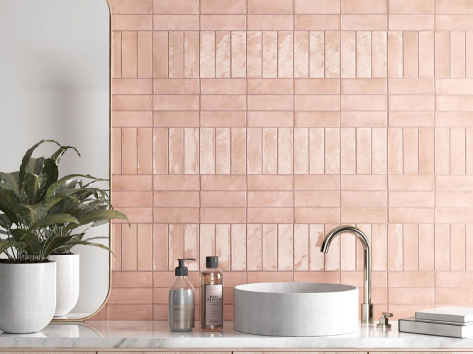 Плитка Equipe Coco 27986 Orchard Pink Glossy 5x15