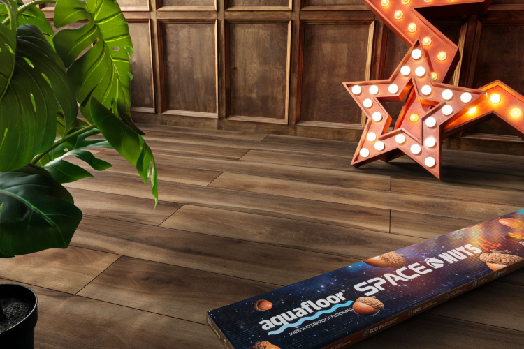 Кварц-виниловый ламинат SPC Aquafloor Space Nuts XL AF4077NXL