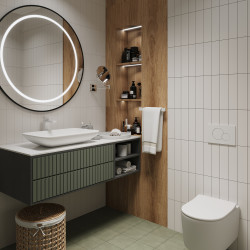 Плитка Smile Tile Fabia White 7.5x30