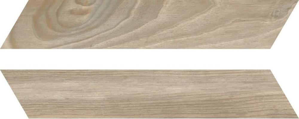 Керамогранит Rondine J86592 Woodie Chevron Brown 7.5x40.7
