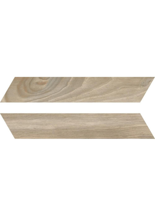 Керамогранит Rondine J86592 Woodie Chevron Brown 7.5x40.7