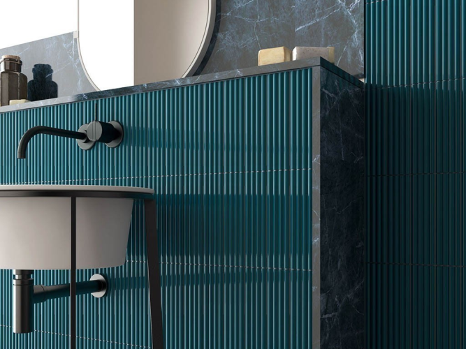 Плитка Equipe Costa Nova 28525 Onda Glacier Matt 5x20