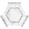 Керамогранит Monopole Avant Ibiza White 22x25