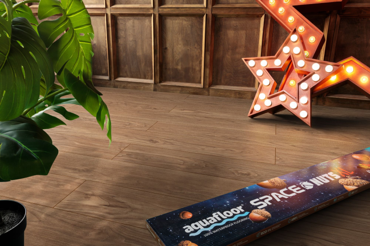 Кварц-виниловый ламинат SPC Aquafloor Space Nuts XL AF4076NXL