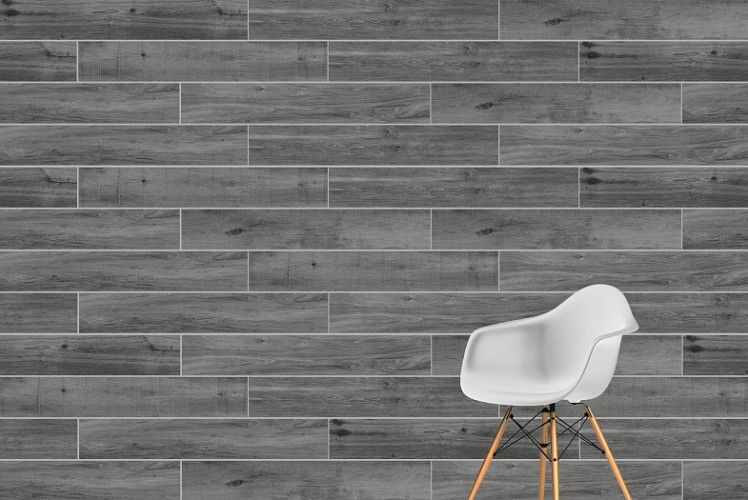 Керамогранит Vitra K945691R Aspenwood Темно-серый Матовый 20x120