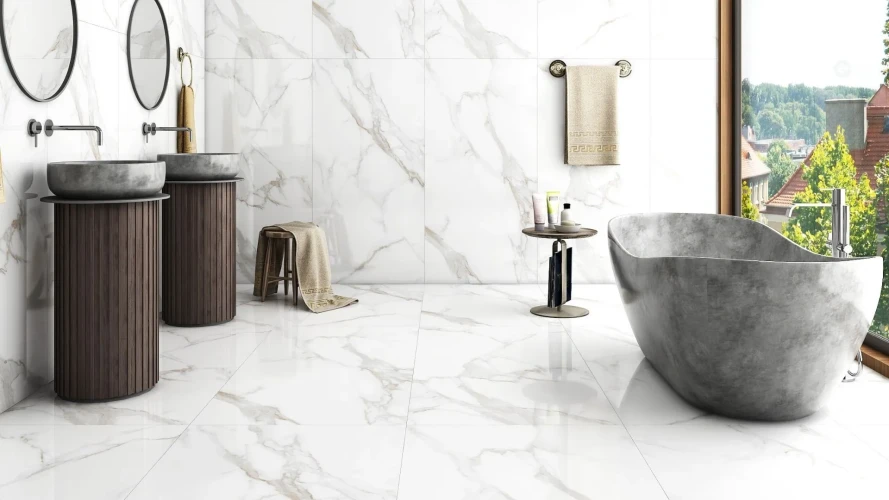 Керамогранит Neodom N20493 Classic Marble Statuario Irish Gold Polished 80x160