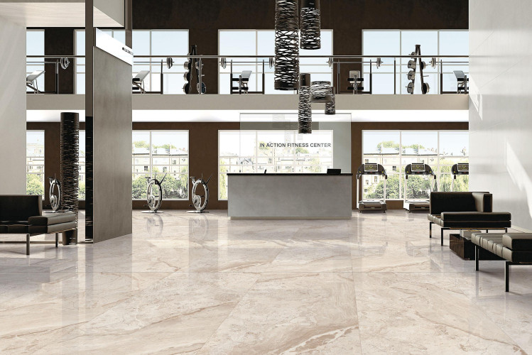 Керамогранит Laparet Breach Silver Светло-Серый полированный 60x120