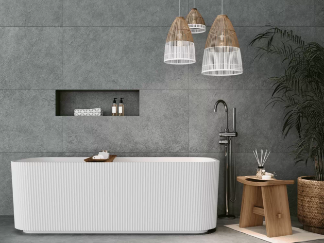 Керамогранит NT Ceramic NTT99621PG Argillite Stonewall Graphite Punch Granulla 60x120