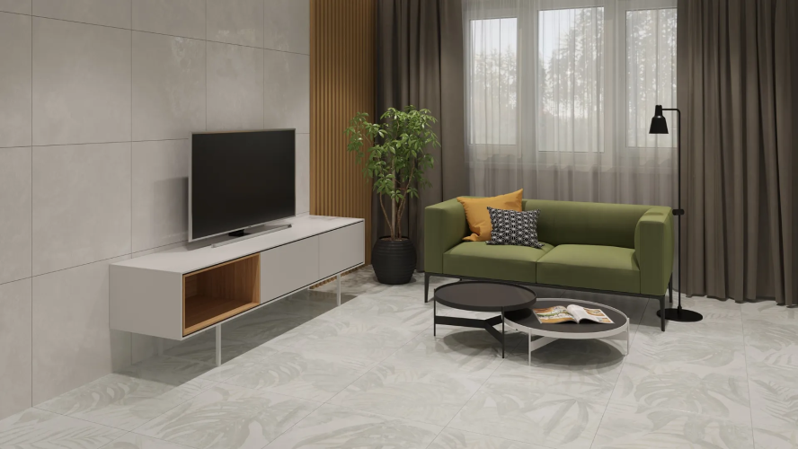 Керамогранит Kerranova K-701/MR Central Park White 60x60