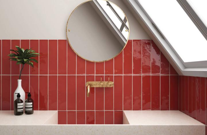 Плитка Equipe Masia 21330 Rosso 7,5x15