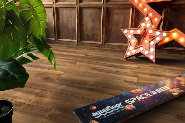 Кварц-виниловый ламинат SPC Aquafloor Space Nuts XL AF4073NXL