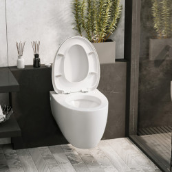 Унитаз ABBER Bequem AC1107P подвесной белый с импульсным смывом