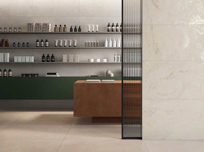 Керамогранит Vitra K958030R LiquidSilk Слоновая Кость Матовый R10A Ректификат 60x120