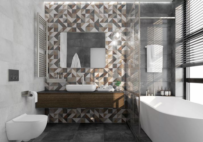 Керамогранит Ceradim х9999287284 Ferry тёмно-серый 50х50