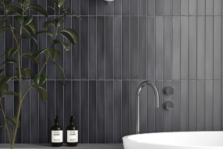Плитка Equipe Massimo 31578 Dark Black 5x40