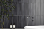Плитка Equipe Massimo 31578 Dark Black 5x40