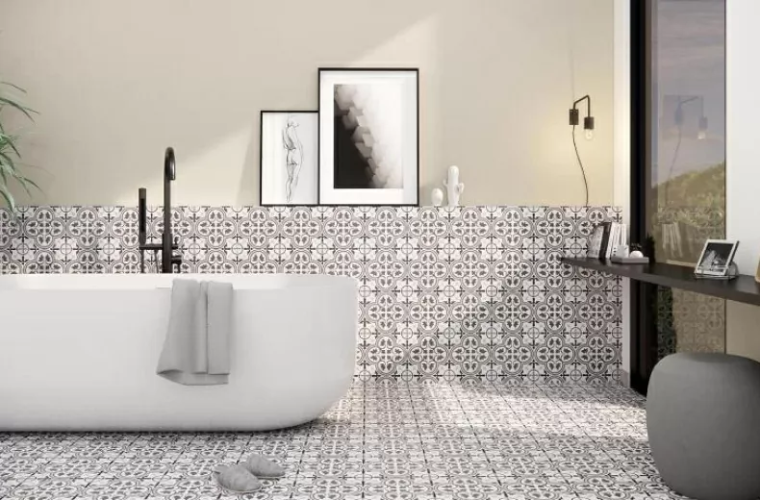 Керамогранит Prissmacer Hampton Blue Pre-Cut 45x45