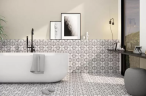 Керамогранит Prissmacer Hampton Blue Pre-Cut 45x45
