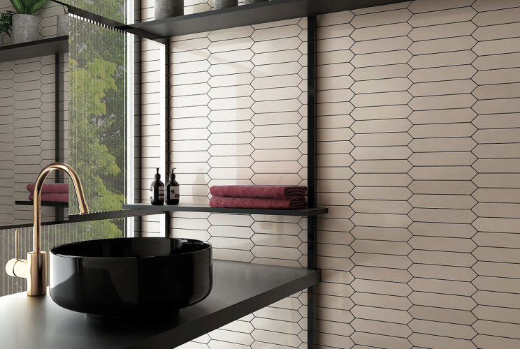 Плитка Equipe Arrow 25825 Gardenia Cream 5x25
