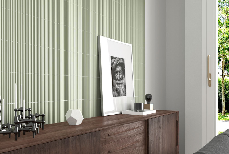 Плитка Equipe Costa Nova 28496 Onda Straw Glossy 5x20