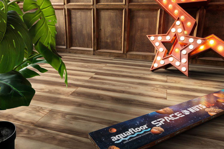 Кварц-виниловый ламинат SPC Aquafloor Space Nuts XL AF4074NXL