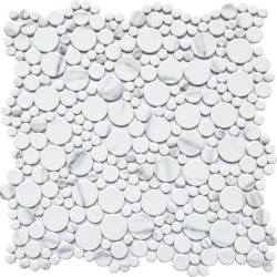 Мозаика Pixel Mosaic PIX766 из стекла, чип произвольный, сетка 296х296x4 мм