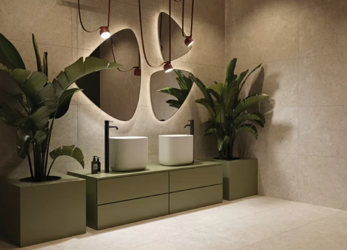 Керамогранит Kerranova K-2061/MR Monochrom Beige 600x1200x10