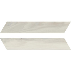 Керамогранит Rondine J86594 Woodie Chevron White 7.5x40.7