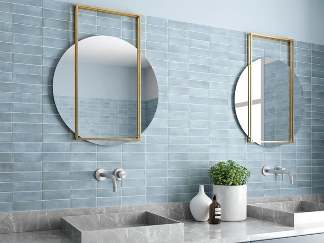 Плитка Equipe Coco 27979 Blue Grass Matt 5x15