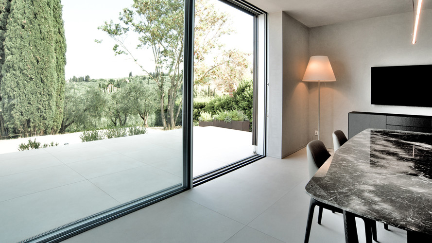 Керамогранит Laminam Calce Bianco LAMF007016 5.6 mm 100x300