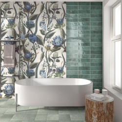 Керамическая плитка Mainzu Murales PT03223 Blu Leaves 120x120