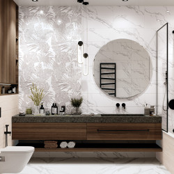 Керамогранит Global Tile Anima GT60601503MR Белый 60x60