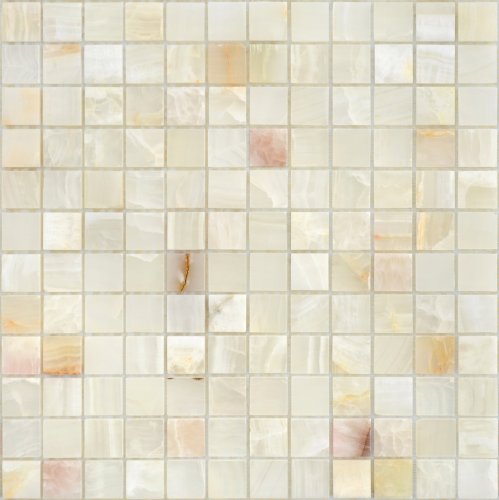 Мозаика LeeDo Ceramica Onice Jade Bianco POL 23x23x7 298х298, полированная глянцевая