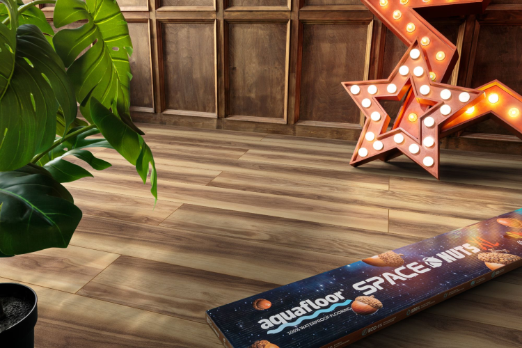 Кварц-виниловый ламинат SPC Aquafloor Space Nuts XL AF4072NXL