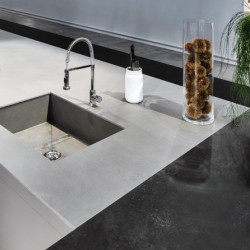 Керамогранит Laminam Calce Grigio LAMF006556 5.6 mm 100x300