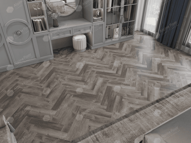 Кварцвиниловая плитка Alpine Floor Parquet Light Дуб Мерга ЕСО 13-13 MC