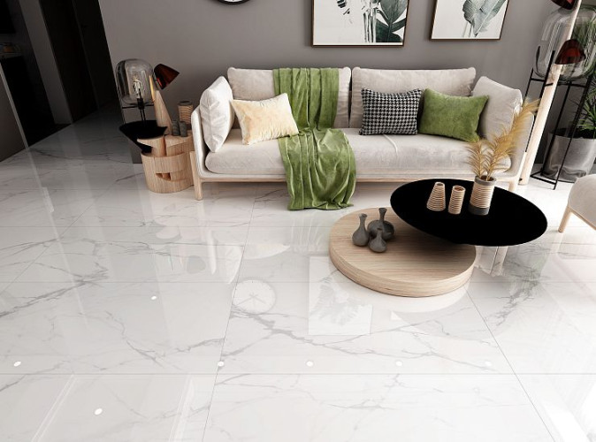 Керамогранит Global Tile Andrea GT1206015903PDR Белый 60x120