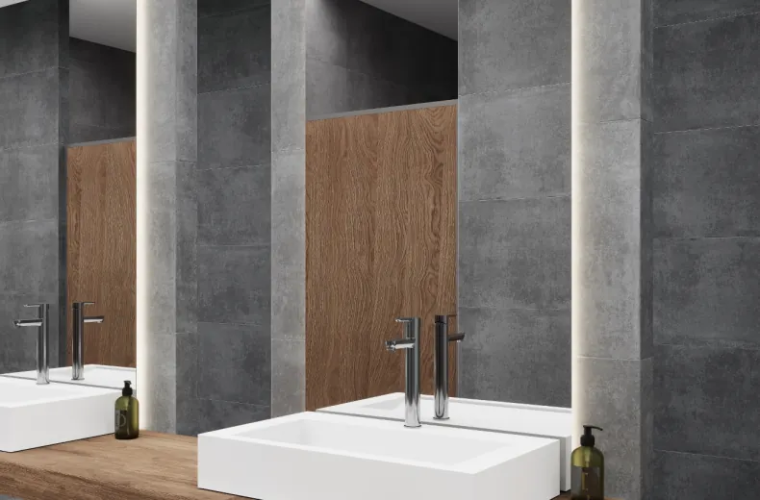 Керамогранит Laparet х9999309453 Betonica Graphito PRO графитовый матовый R11Soft 60х120