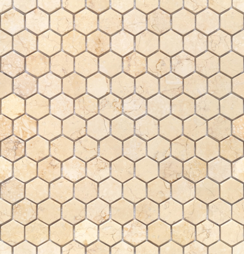 Мозаика LeeDo Ceramica Botticino MAT hex (18x30x6) 285x305, матовая
