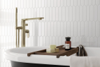 Плитка Equipe Arrow 25835 Pure White 5x25